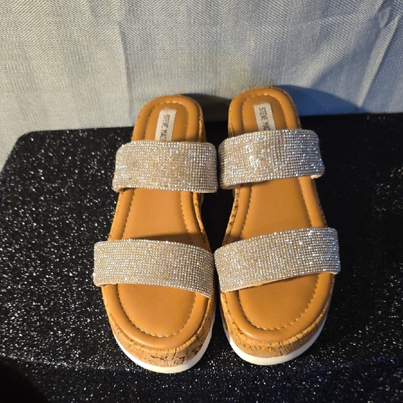 Steve Madden Shoes - Steve Madden Brown and Silver Women's Sandals